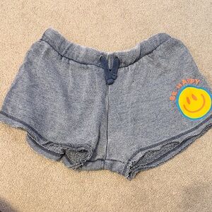 Vintage Havana Shorts with Smile Patch